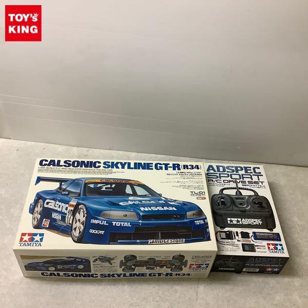 組立済 タミヤ 1/10 カルソニック・スカイラインGT-R（R34）TL-01