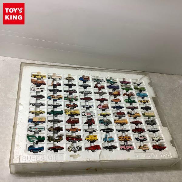 同梱不可 □ 欠品/破損 トミー トミカ スーパーギフトセット 80台セット / 日本製 日産スカイライン2000 ターボ GT-ES等 販売・買取