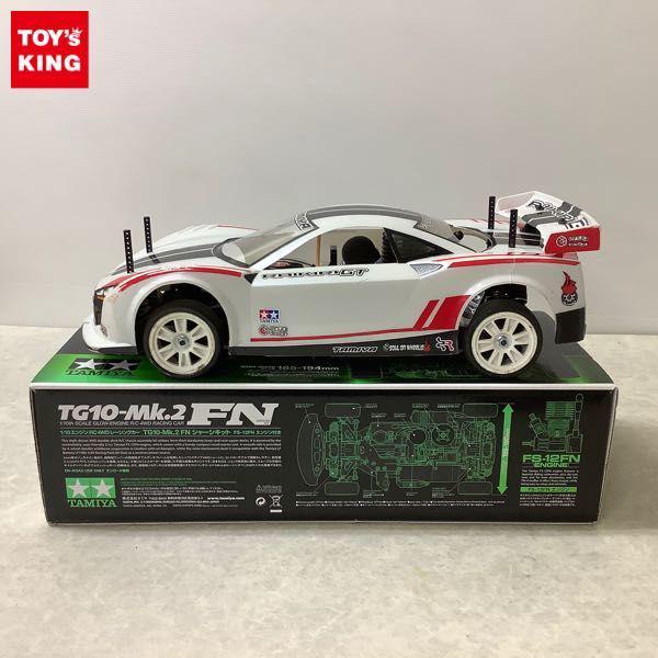 組立済 タミヤ エンジンRC 4WDレーシングカー 1/10 TG10-Mk.2 FN シャーシ FS-12FNエンジン付、ボディ RAIKIRI  GT / R/Cカー 販売・買取