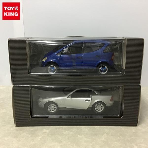 マイスト 1/18 メルセデス・ベンツ A-Class 1997 ブルー、メルセデス