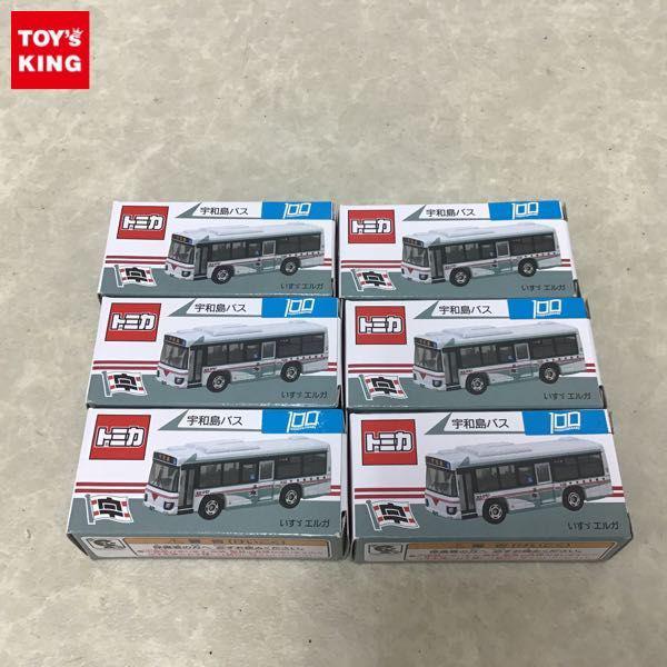 訳あり 100th Anniversary トミカ 宇和島バス いすゞ エルガ 6個
