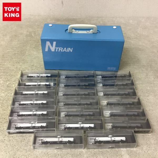 Nゲージ 鉄道模型 青/グレー ケース付き Nゲージ 鉄道模型 青/グレー ケース付き