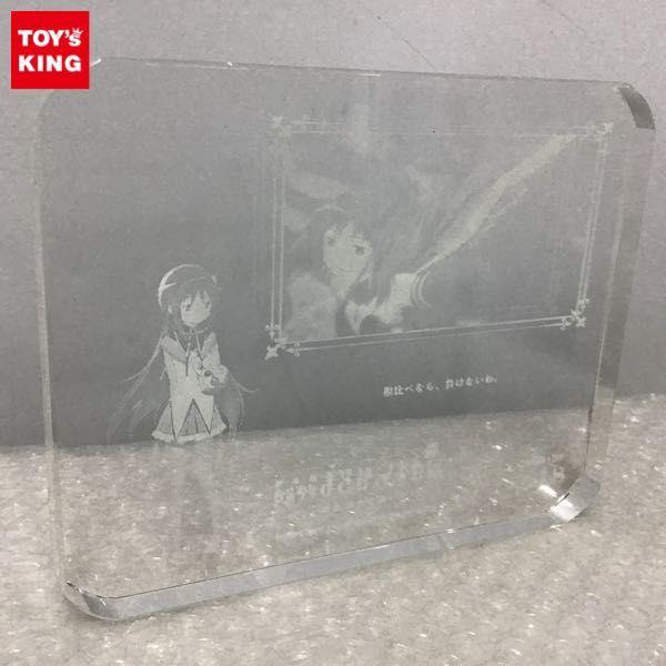 まどマギ展　マイフレーム　クリスタルアート　暁美ほむら 魔法少女まどか☆マギカ クリスタルアート まどか&ほむら