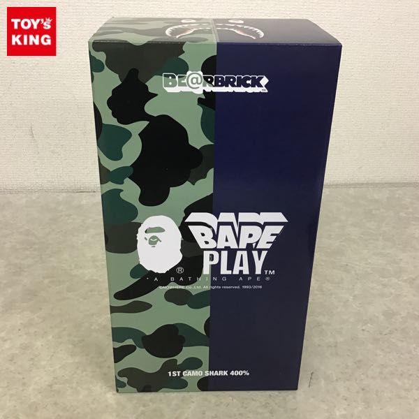 メディコム・トイ BE@RBRICK ベアブリック BAPE PLAY 1st CAMO SHARK