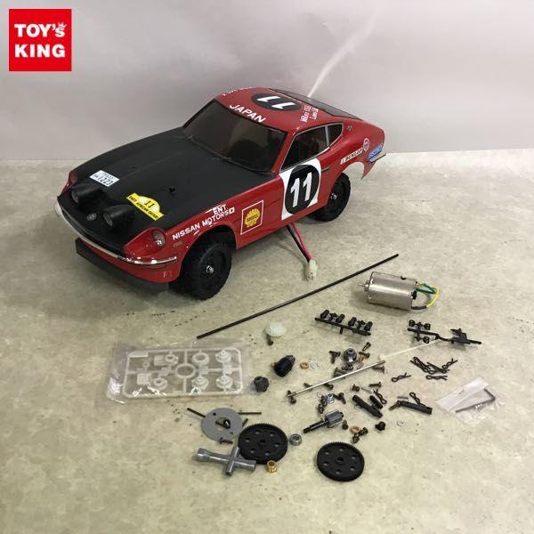 ジャンク タミヤ 1/10RC DF-03 Raシャーシ フェアレディ 240Z ボディ ラリー仕様 他 部品取り / 電動ラジコン 販売・買取