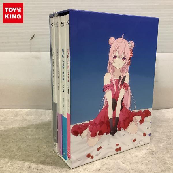 Blu-ray ハッピーシュガーライフ Vol.1~Vol.4 / 収納BOX付 販売・買取