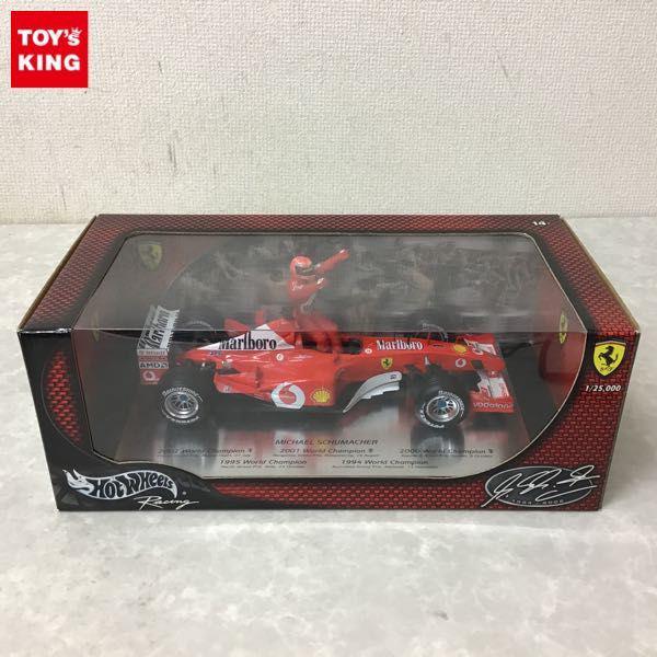 注目商品 ホットウィール 1/18 Ferrari F2002 シューマッハ マルボロ