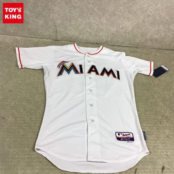 マジェスティック マイアミ・マーリンズ ユニフォーム ホワイト 背番号51 イチロー / MLB 販売・買取