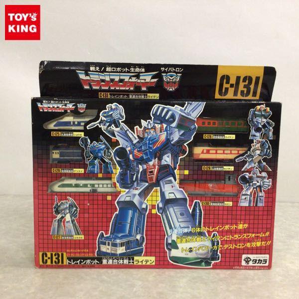 【ジャンク品、欠品あり】トランスフォーマー トレインボット c-131