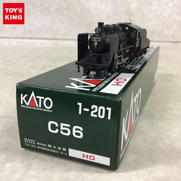 1円～ 動作確認済 KATO HOゲージ 1-201 C56 蒸気機関車 - 鉄道模型