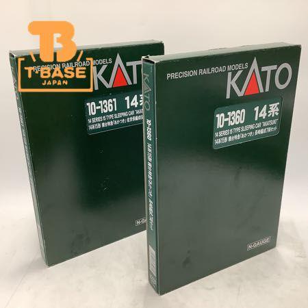 ジャンク KATO Nゲージ 10-1360、1361 14系 14系15形 寝台特急「あかつき」 長崎編成7両セット 佐世保編成6両セット 販売・買取