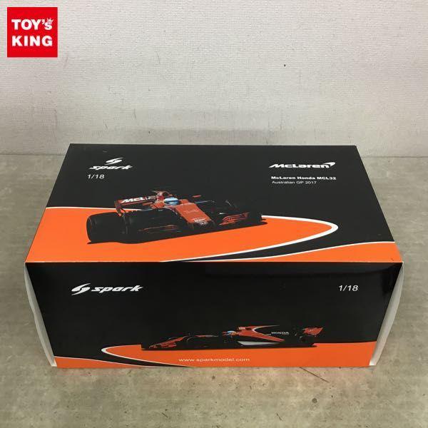 スパーク 1/43 マクラーレンホンダ MCL32 アロンソ オーストラリアGP スパーク 1/43 マクラーレンホンダ MCL32 アロンソ オーストラリアGP