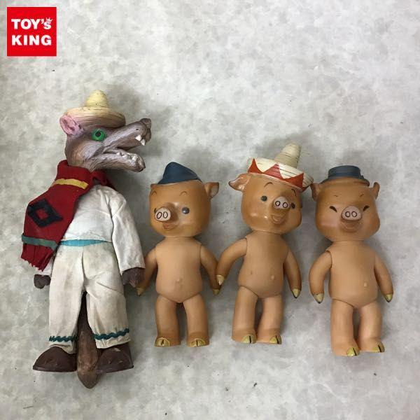 即時発送昭和レトロ　ブーフーウー人形　当時物　30cm 週末発送 キャラクター玩具