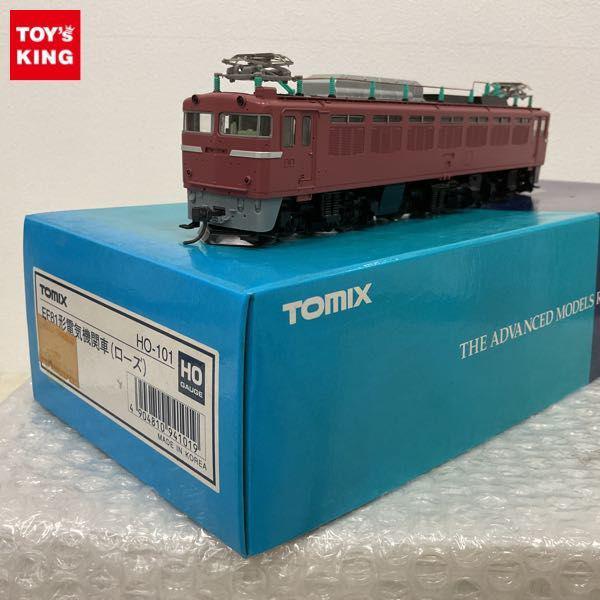 動作確認済 TOMIX HOゲージ HO-101 EF81形 電気機関車 ローズ 販売・買取