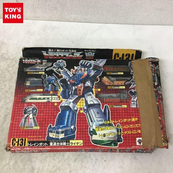 【ジャンク品、欠品あり】トランスフォーマー トレインボット c-131