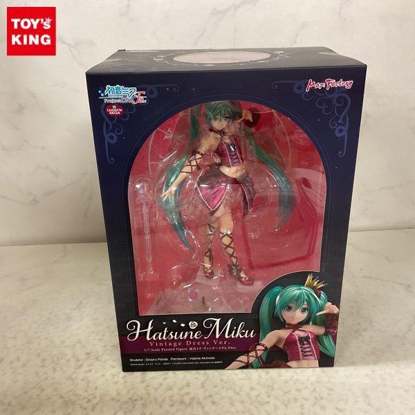 初音ミク　ヴィンテージドレス　フィギュア　開封済　中古品 初音ミク -Project DIVA- F 2nd 初音ミク ヴィンテージドレスVer