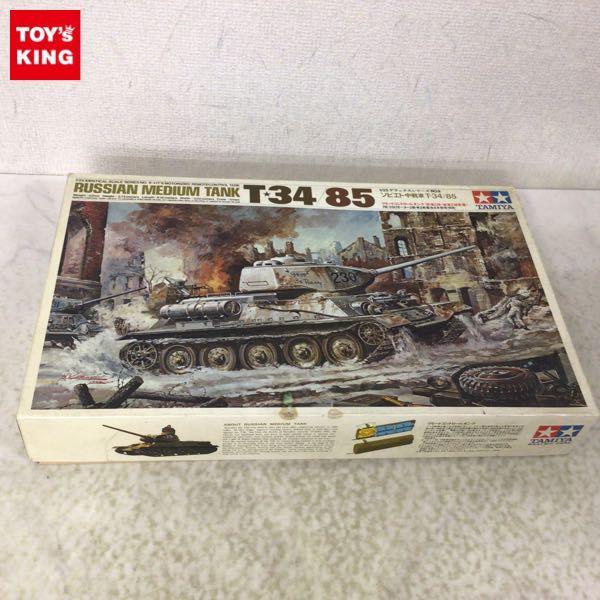 タミヤ　1/25 ソビエト中戦車　T－34TYPE85 未組立 タミヤ 1/25 ソビエト中戦車 T－34TYPE85 未組立 - メルカリ