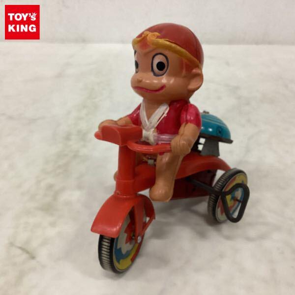 安い サイクリング ボーイ セルロイド少年 箱付き 日本製 三輪車 人間