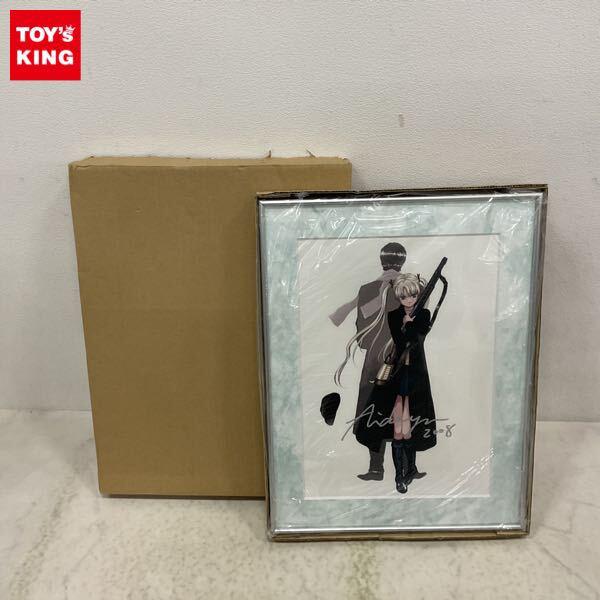 希少♡「ガンスリンガーガール 」自筆サイン デシダルプリント 相田裕