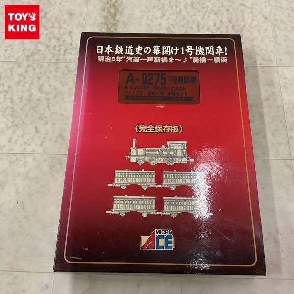 Nゲージ 1号機関車保存車客車4両木箱セット - おもちゃ