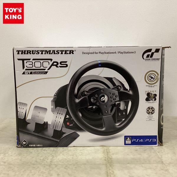 欠品 Thrustmaster PS4 PS3 T300RS GT Edition ステアリングホイール フルスケールペダルセット コントローラー  販売・買取