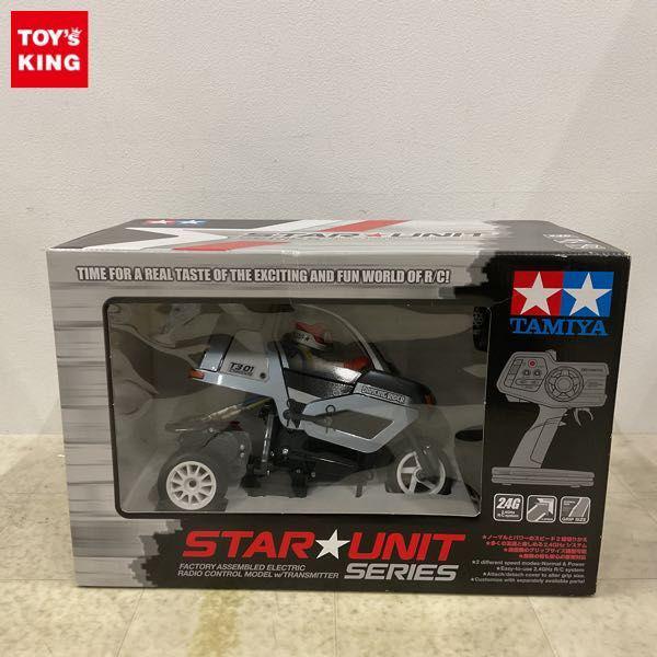 未開封 タミヤ 電動RCカー スターユニット トリプルホイールシリーズ 1/8 ダンシングライダー T3-01シャーシ シルバーボディ仕様 販売・買取