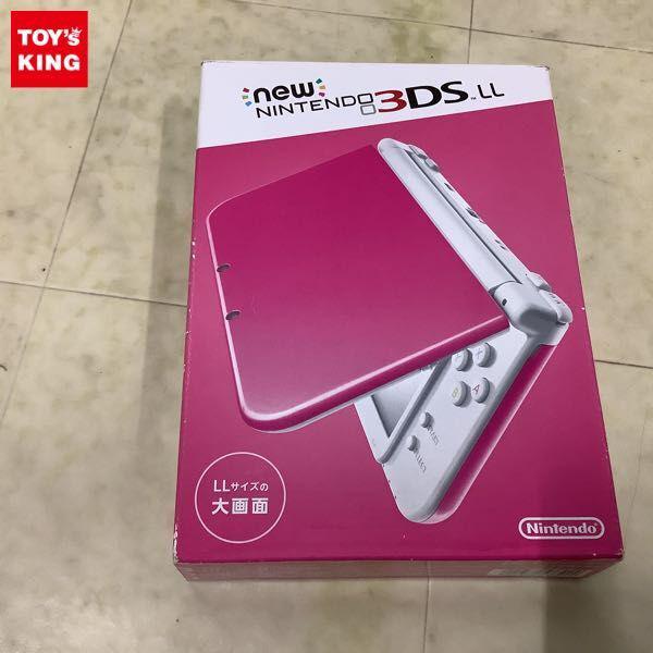 動作確認/初期化済 Newニンテンドー3DS LL 本体 RED-001 ピンク×ホワイト 販売・買取