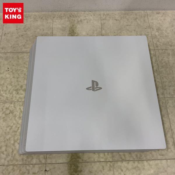 動作確認/初期化済 箱無 PS4 Pro CUH-7200B 本体 グレイシャー・ホワイト 販売・買取