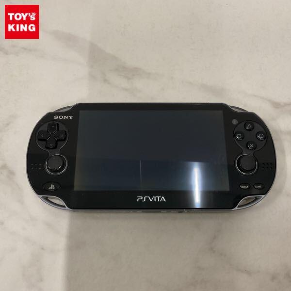 動作確認/初期化済 箱無 PSVITA PCH-1100 本体 クリスタル